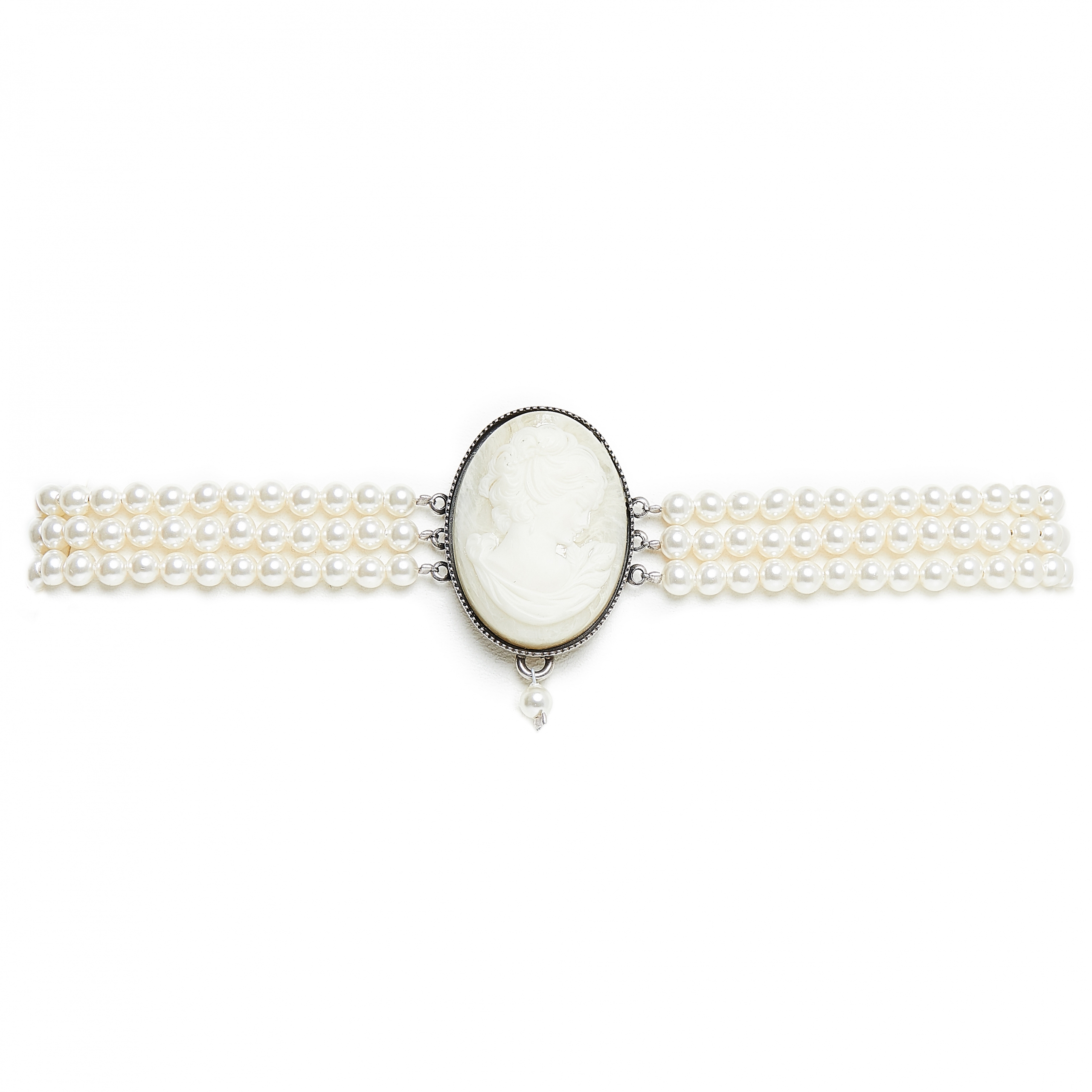 Seenberg, Trachtenschmuck, Trachtenkette, Trachtenkropfkette, Choker, Ohrringe, nude, Kristall, Perlen, Österreich