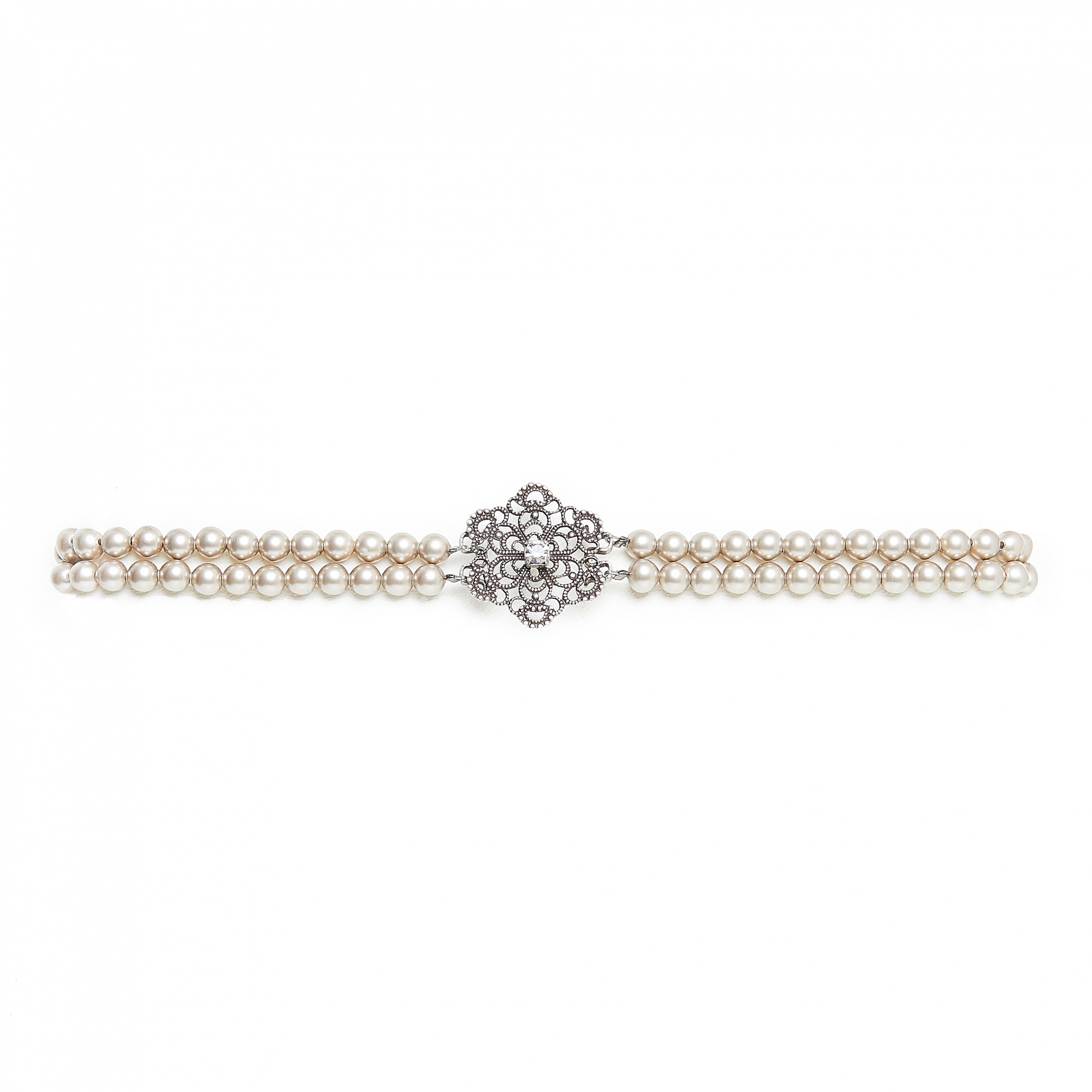 Seenberg, Trachtenschmuck, Trachtenkette, Trachtenkropfkette, Choker, Ohrringe, Perlen, Samt, Österreich